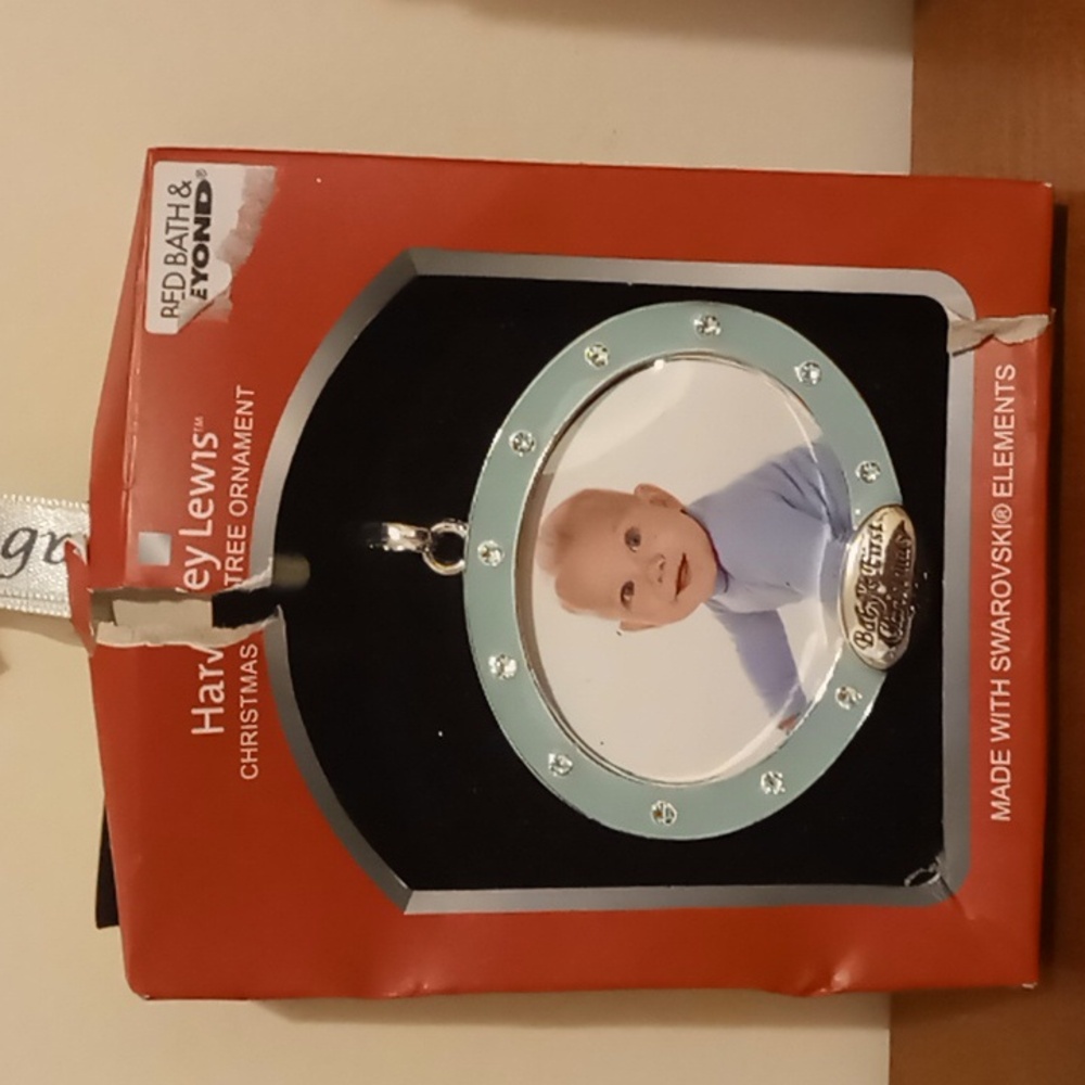 HARVEY LEWIS 2014 BABY FIRST CHRISTMAS TREE ORNAMENT